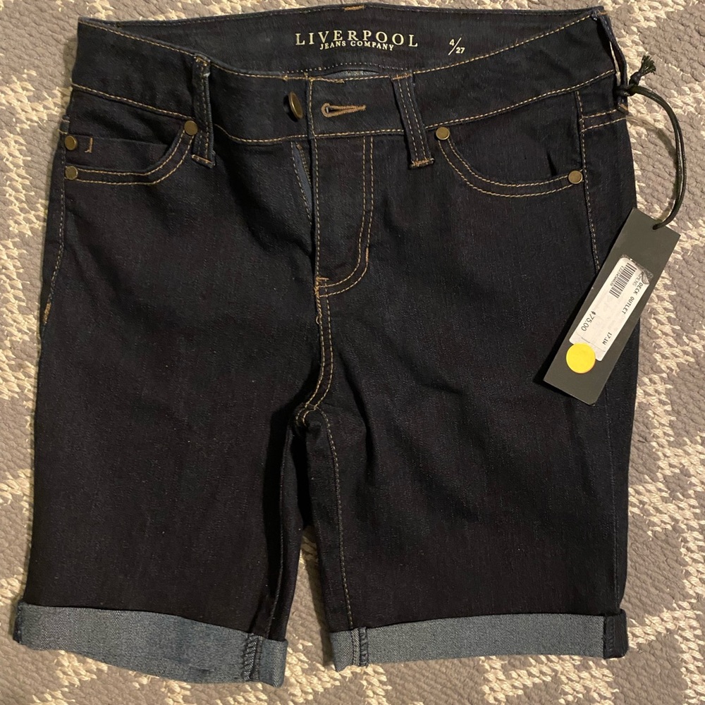 NWT Women’s Liverpool Jean Company Shorts 4/27